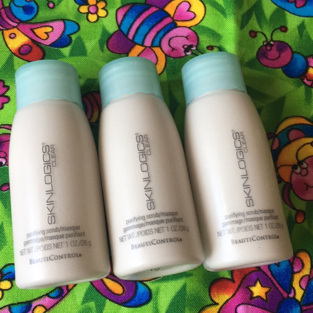 🌺 Travel new skinlogics purifying scrub set 3